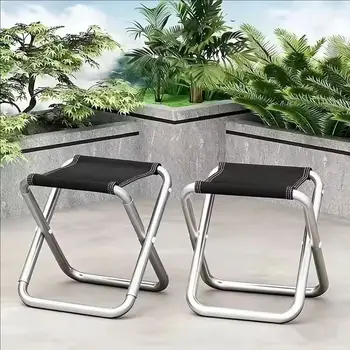 1pc Camping Fishing Chair, A Lightweight And Convenient Chair With a Half-Fold Design For Easier Storage