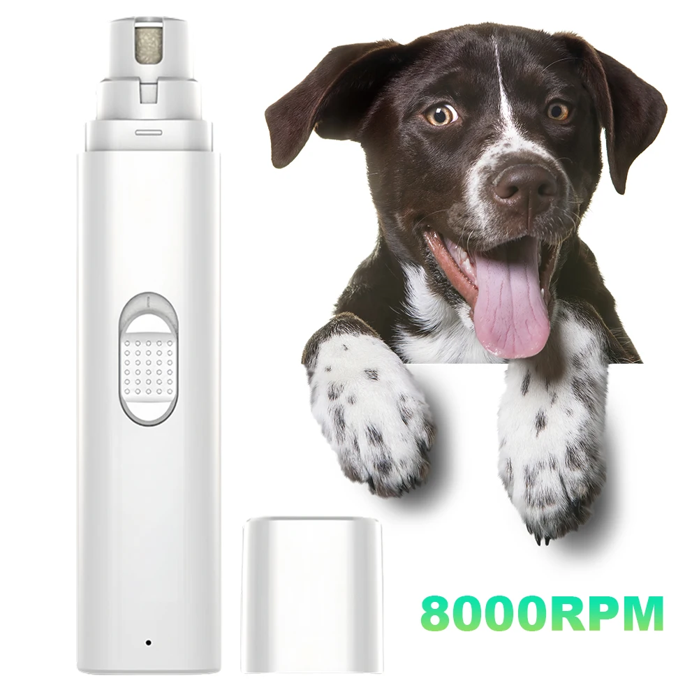 Electric Dog Nail Grinder Painless Paws Grooming and Smoothing Dog Nail Trimmer 2-Speed for Small Medium Large Dogs Cats Electric Dog Nail Grinder Painless Paws Grooming and Smoothing Dog Nail Trimmer 2-Speed for Small Medium Large Dogs Cats