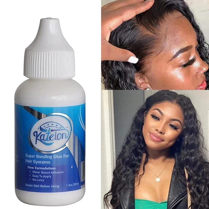 12PC Hair Wax Stick 75g front lace wig Glue Hair Wax Stick Gel Non-Greasy Style For Women strong lace wig