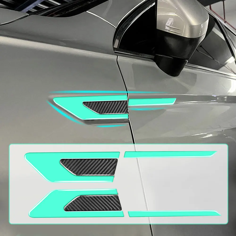 

Luminous Car Body Reflective Stickers Phantom Side Safety Warning Protection Stickers Anti-scratch Decorative Reflective Strips