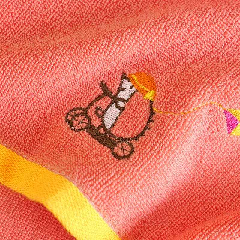 Cotton Baby Towels Soft Cartoon Children Bath Towel for Newborns Kids Handkerchief Bathing Shower Face Washcloth Wipe 73x33cm