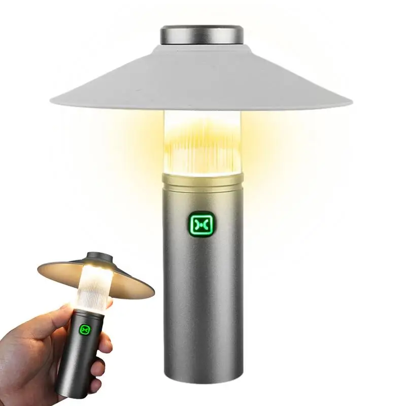 

Rechargeable Tent Light Outdoor Flashlight Magnetic Suction Survival Light With Waterproof Lampshade Multifunctional Camping