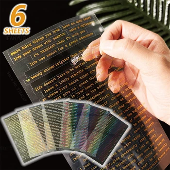 Adesivi con frasi abbronzanti Materiale per scrapbooking Adesivo vintage piccolo conversazione Spazzatura Diario Planner Cancelleria Decorazioni per scrapbooking fai da te