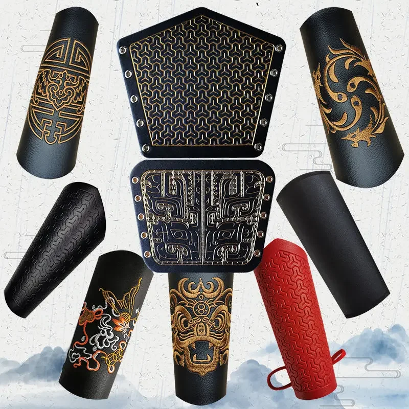 

Chinese Hanfu Wrist Guard Men Wristband Bundle Sleeve Archery Guard Cosplay Hanfu Barcer Armour Wristband Belt For Men