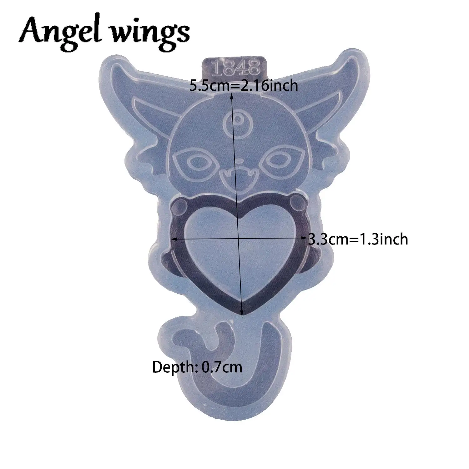 DY1839 Shiny Animales Anime Shaker Silikonform Harz Handwerk Epoxid Schokolade Fondant Sugarcraft Zucker Handwerk Formen DIY Kuchen – Detail 21