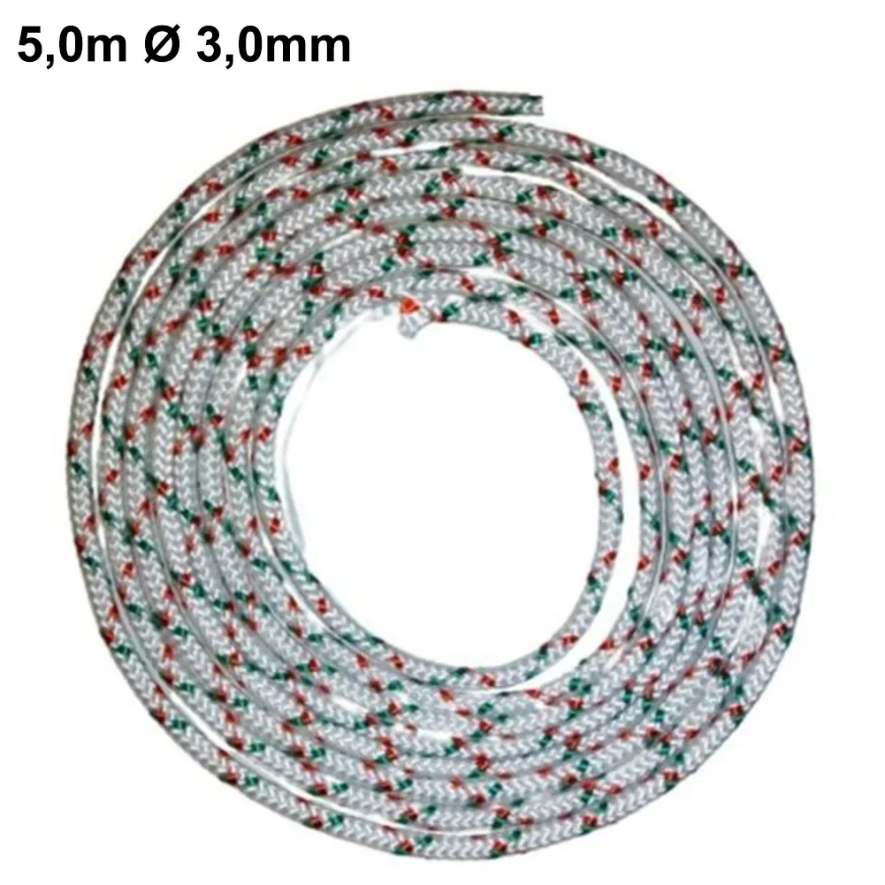 High Quality Starter Rope Pull Rope Replacement Start Rope Lawn Mower Parts 0m Ø 3 0mm 5 Construction Equipment 6