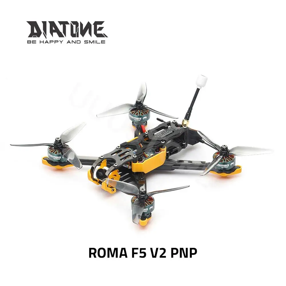 

DIATONE Roma F5 V2. Version 4S/6S PNP FPV Drone F722 APP FC/Flight Controller 50A 32bit Brushless Motor 2306.5 motor