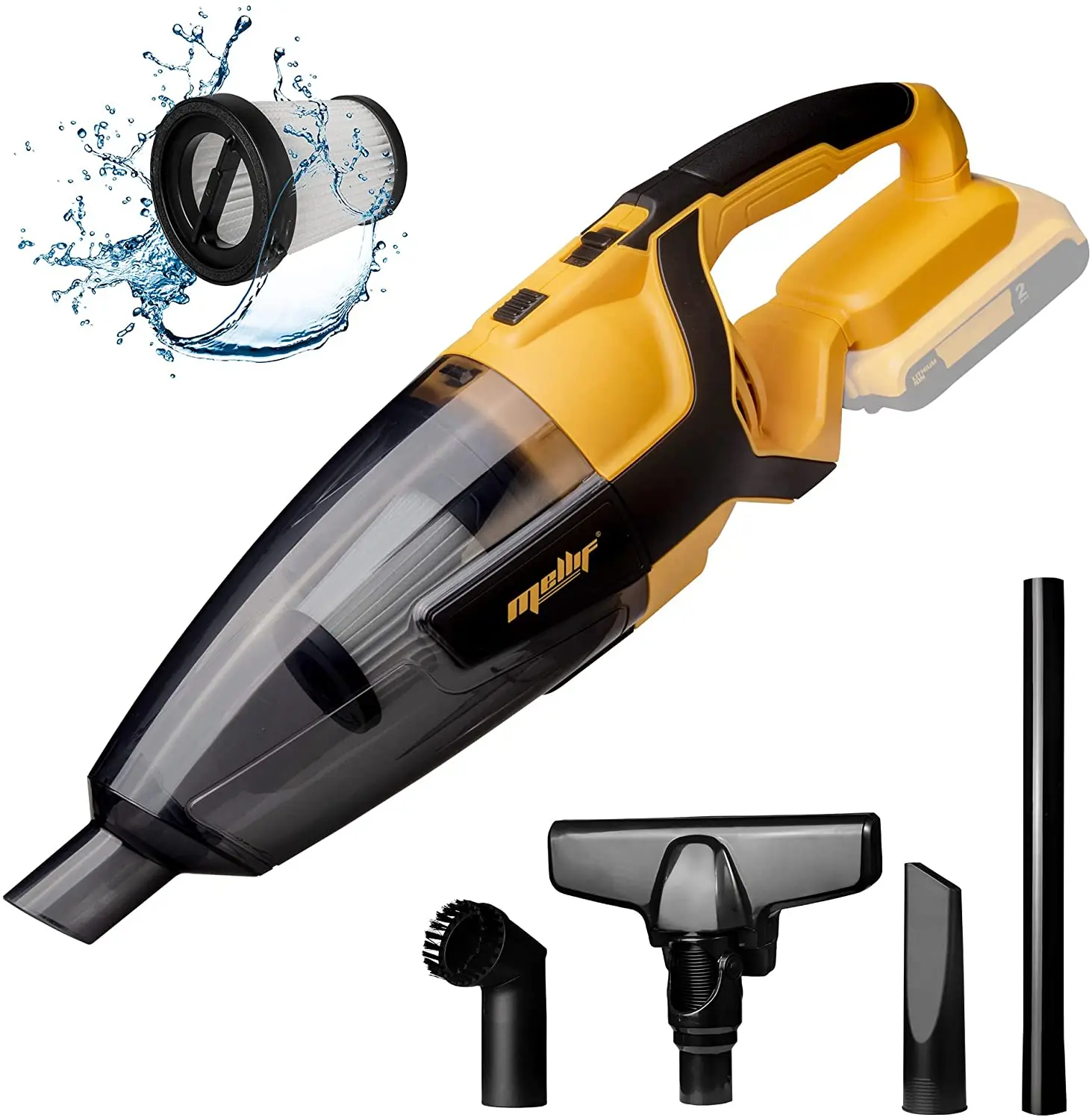 BLACK+DECKER 18-Volt Cordless Car Handheld Vacuum at