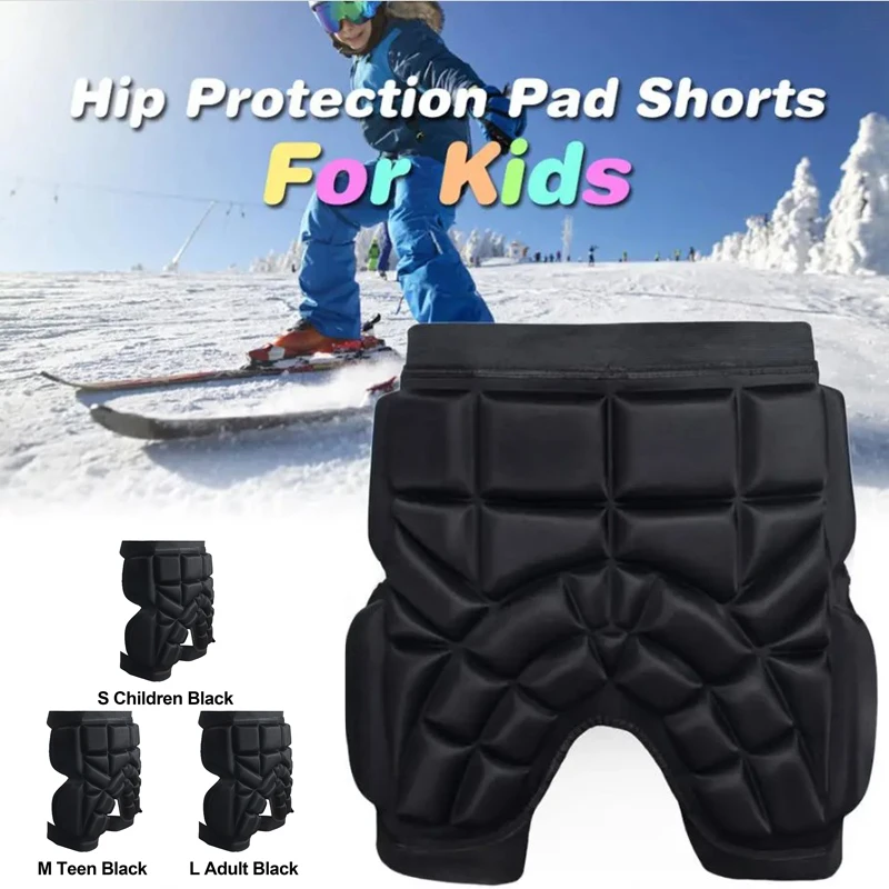 Unisex Skateboard Shorts Thickened Hip Protector EVA Hip Protective Pads Anti-Fall Butt Protection Pad for Skating Ski Snowboard sports shorts protective shorts