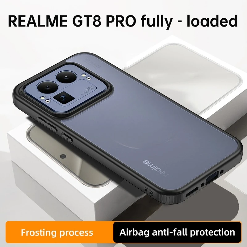 Frosted Hard PC Shockproof Camera Protection Translucent Phone Case