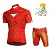 Spider Cycling Jersey Set for Children, Short Sleeves, Cycling Clothing, Racing Sport Jersey, Boys and Girls, Bike Wear, New 3