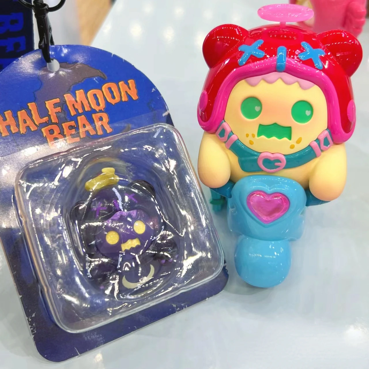 Original ShinWoo Half Moon Bear Baby Figure Toy Luminous Moon