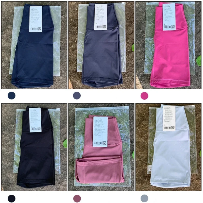 

2023 New Shorts Tights Running Women Short Gym Woman Yoga Luluwomen Wear Seamless Push Up Fitness Leggings Sports Solid