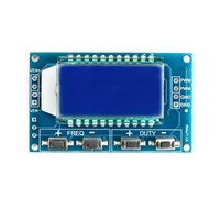 2 CH/3 CH PWM Pulse Frequency Duty Cycle Adjustable Module Square Wave Rectangular Wave Signal Generator LCD Display 2