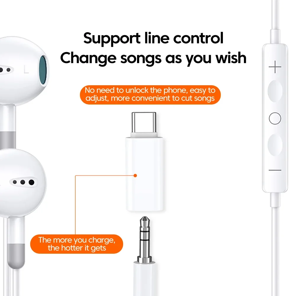 USB/유형 C  3.5MM 오디오 어댑터 USB C  3.5 잭 오디오 헤드폰 변환기 iphone 15 삼성 노트북 마이크 액세서리