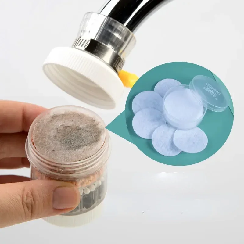 Removable 6-layer Faucet Filter Extenders Universal Splash-proof Water-saving Device Kitchen Tap Water Filter Nozzle Washable 2