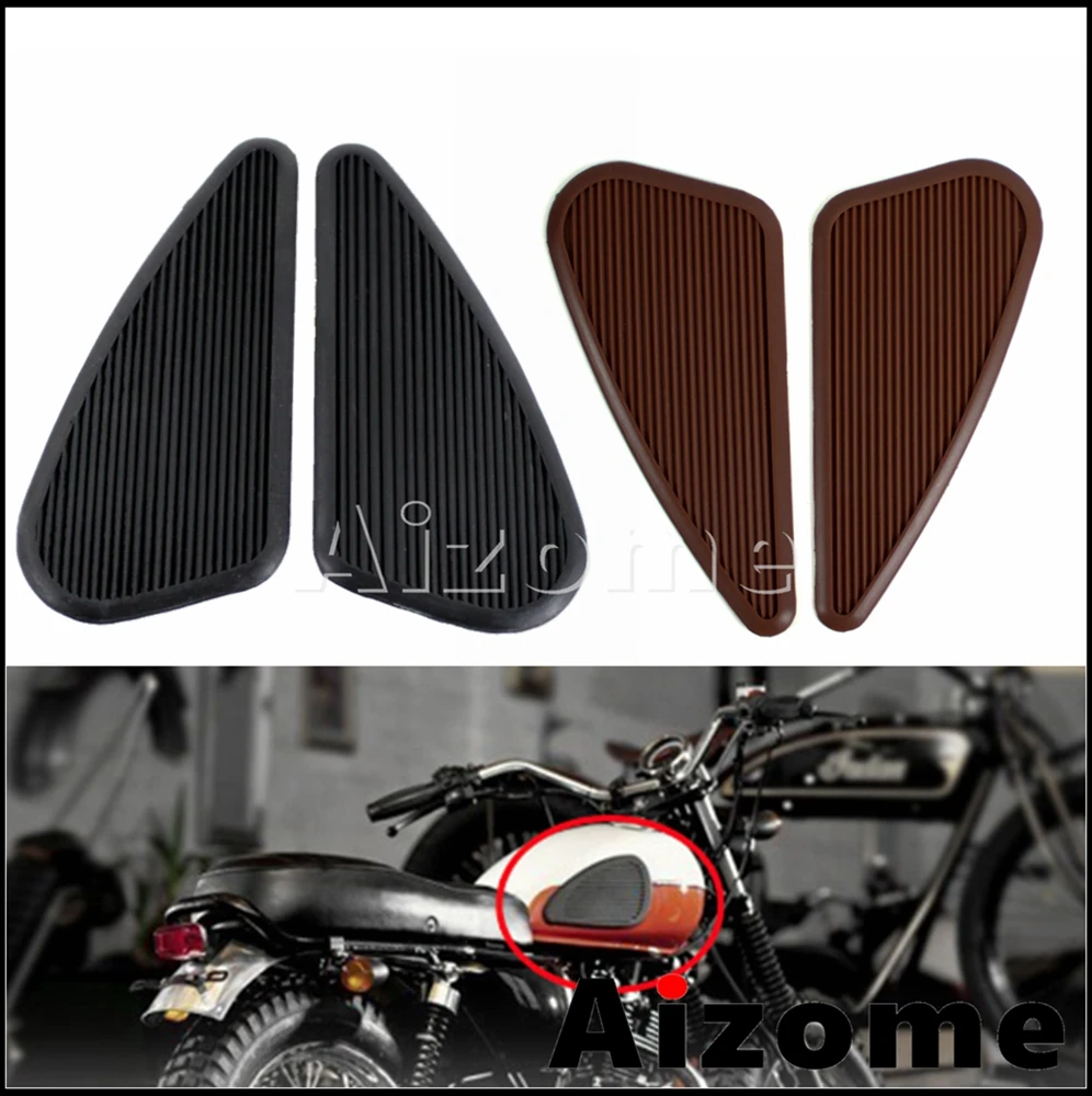 Universa Motorcycle Rubber Cafe Racer Fuel Tanks Sticker Retro Gas Tank