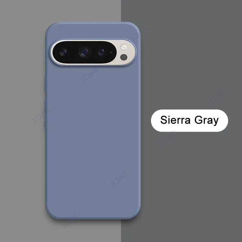 Luxury Candy Cellphone Case with Lens Protection - Soft Square Liquid Silicone Cover