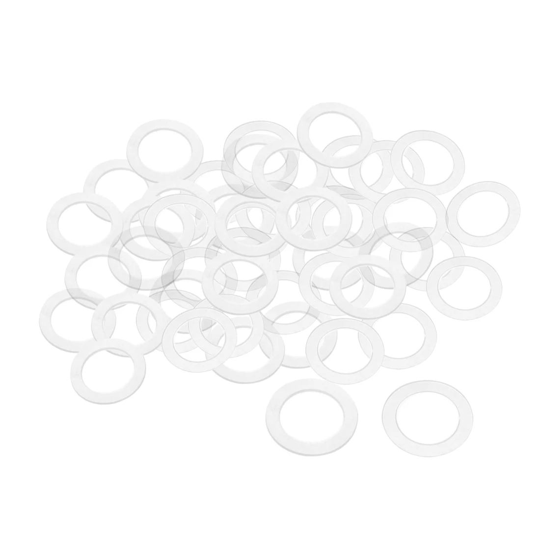 50/100/200Pcs M3 M3.5 M4 M5 M6 M8 M10 M12 M16 M18 M20 Nylon Flat Washers Insulating Plain Gasket Sealing Ring Spacer Flat Washer nylon washers