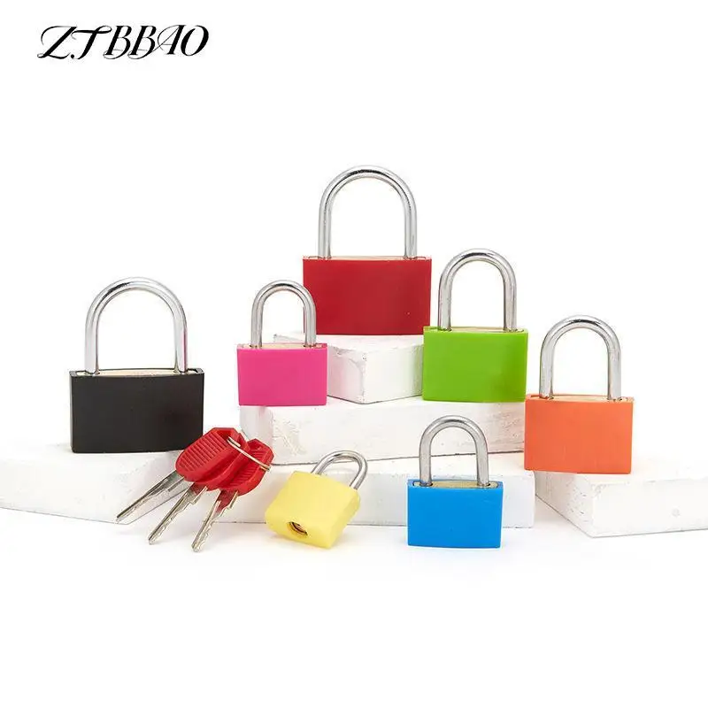 

1Set 28/32/42mm Luggage Case Cabinet Lock Luggage Lock Padlock Color Plastic Shell Zinc Alloy Small Lock