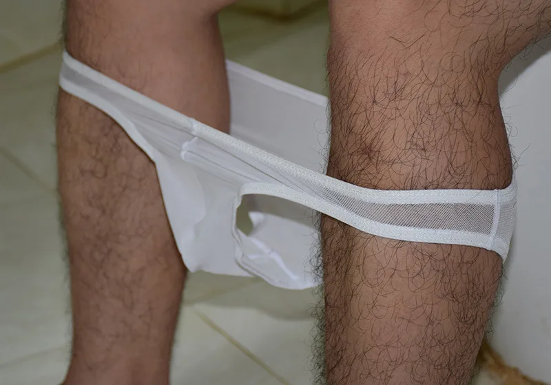 

Mens Sexy Sheer Mesh Bikini Briefs See Through Triangle Panties Bulge Pouch Underpants Underwear Erotic Transparent Lingerie