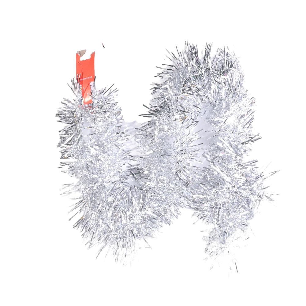Guirnalda de cintas de caña con tiras de colores decorativas para Navidad, adornos colgantes para árbol de Navidad, decoración del hogar para fiestas de Navidad