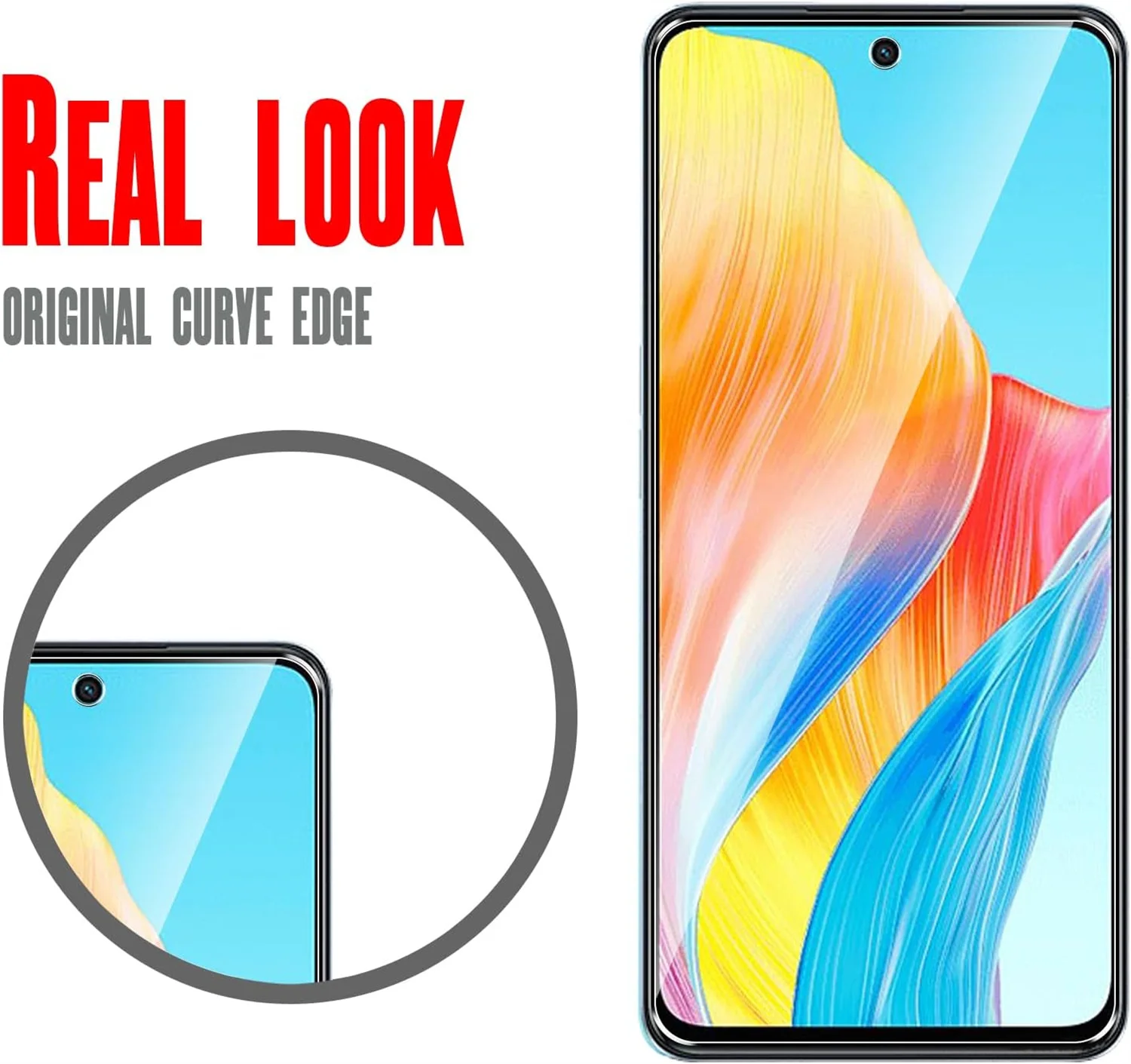 Premium Protective Tempered Glass Screen Protector, 2/4 Pack