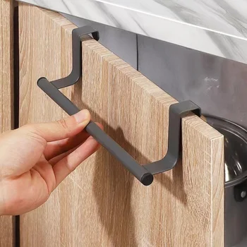 Portasciugamani in acciaio inossidabile Porta dell'armadio da cucina Appendiabiti Porta stracci Bagno Porta asciugamani da bagno Scaffale per la casa 1