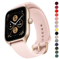 22mm 20mm band for Amazfit GTR/GTS-4-3-2-2e-Mini-Pro/stratos 2-3 Sport Silicone bracelet Amazfit bip-U-S-3-Pro-Lite watch strap