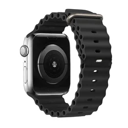 Premium Ocean Band Metal Bracelet - 42(S3)-44 - 45 - 46 - 49mm (Black)