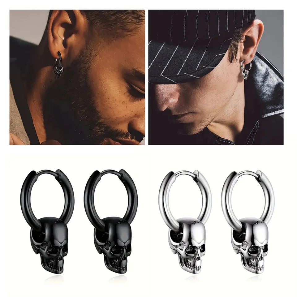 Pendientes De Hombre Beat Aro De Acero Envejecido · Viceroy · El Corte