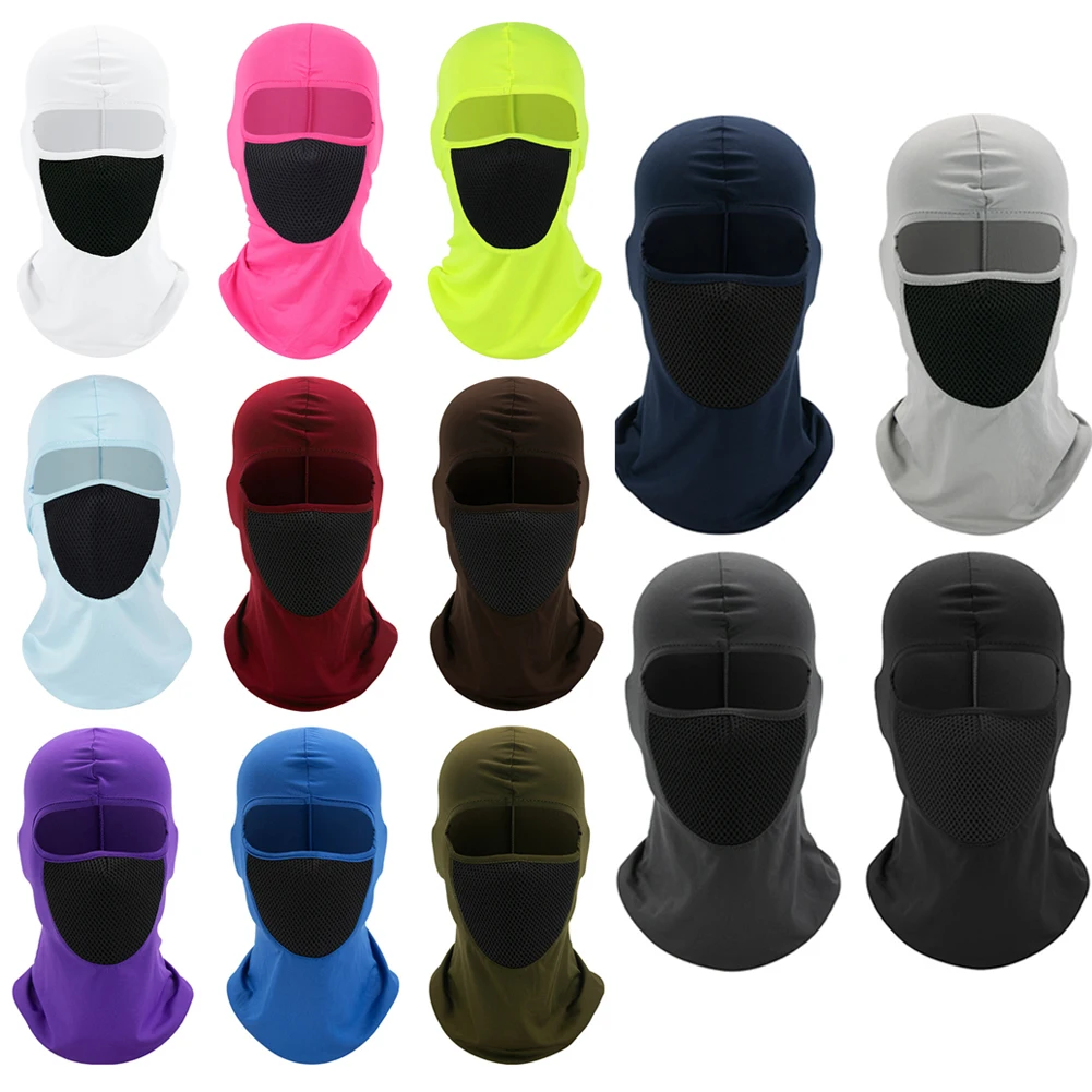 Full Face-Cover Cycling Hat Balaclava Summer Men's Outdoor Camping Sun Protection Scarf-Masks Hunting Bike Hats Neck Gaiter 1