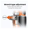 Woodworking Electric Trimmer Trimming Machine Wood Milling Engraving Slotting Wood Laminator Edge Trimmer Wood Router Milling 4