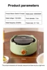 110V Electric Mini Coffee Heater Milk Tea Mocha Heating Stove Hot Plate Multifunctional Cooking Pot Oven Small Furnace Cooker 6