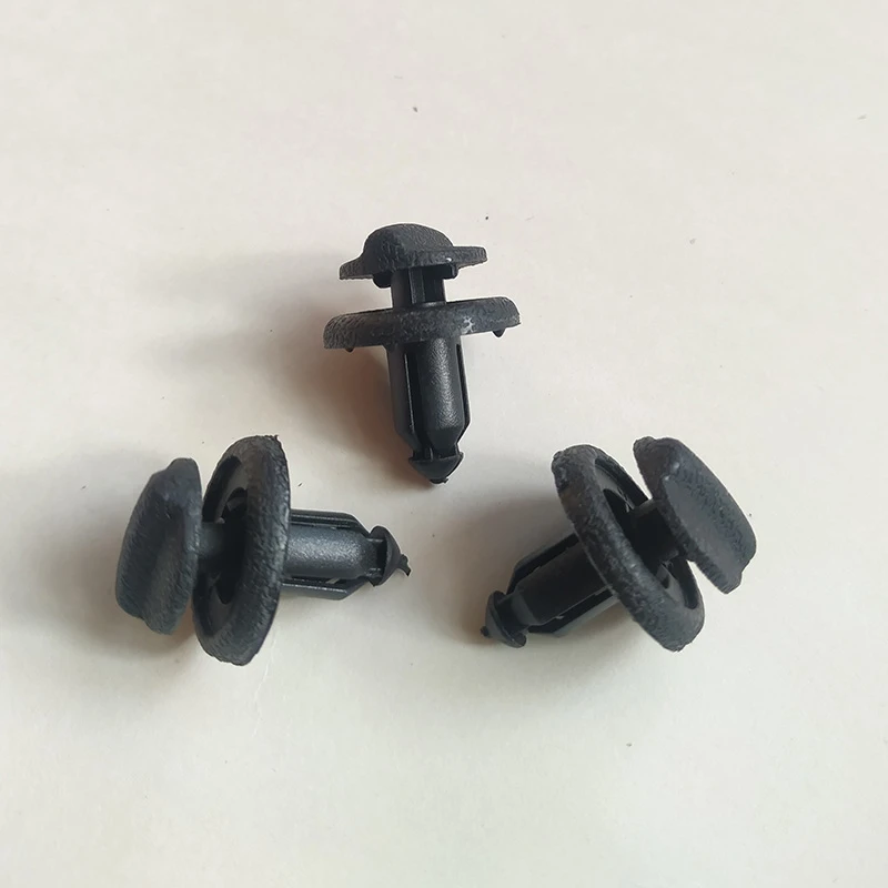 50pcs Car Trunk Clips Gray Plastic Parcel Shelf Clip Early Type End