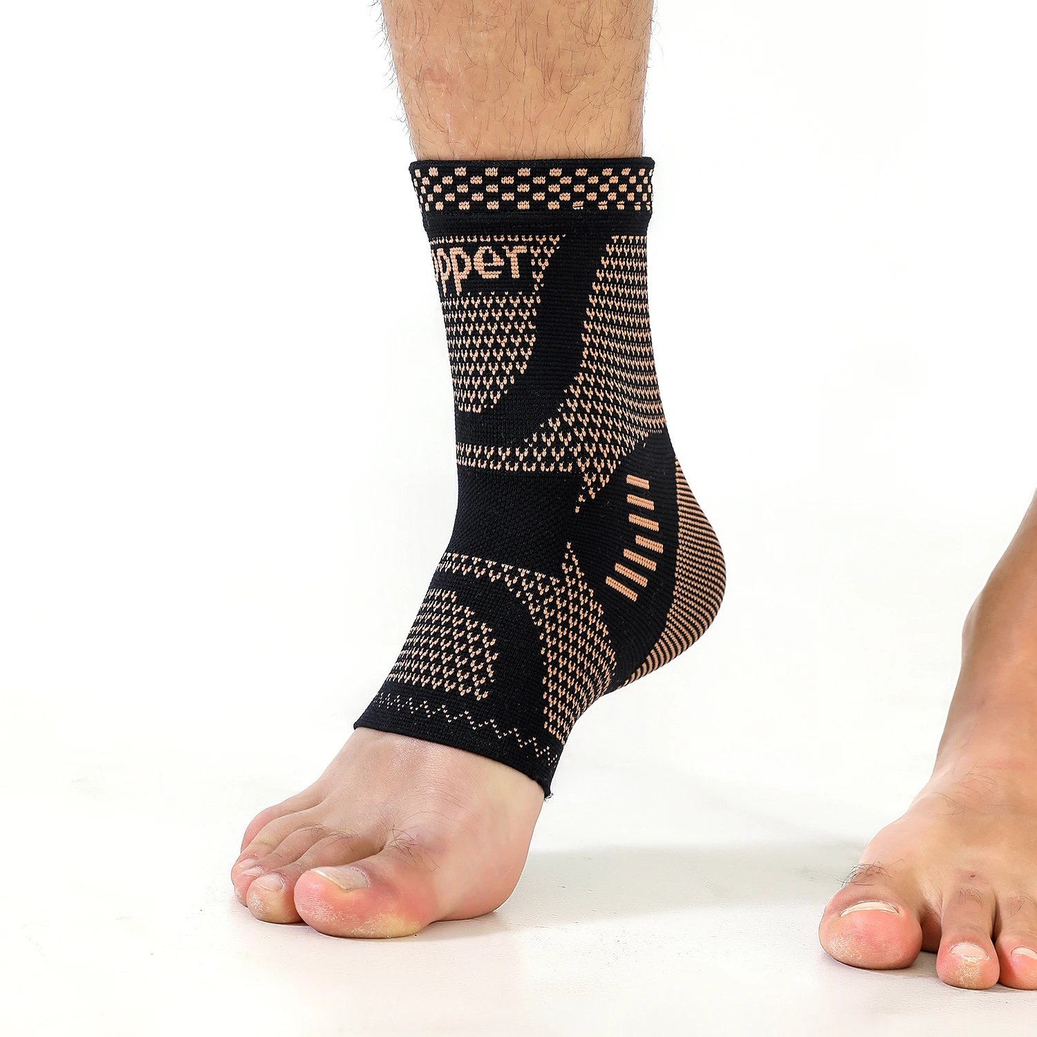 Copper Infused Ankle Support Compression Sleeve 4