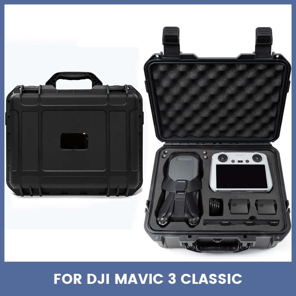 Hard Shell Storage Case Waterproof Suitcase Carrying Box For DJI MAVIC 3 Classic RC/RC Pro/RC N1 Controller Accessories drone accessories,drone storage bag,dji case,drone case