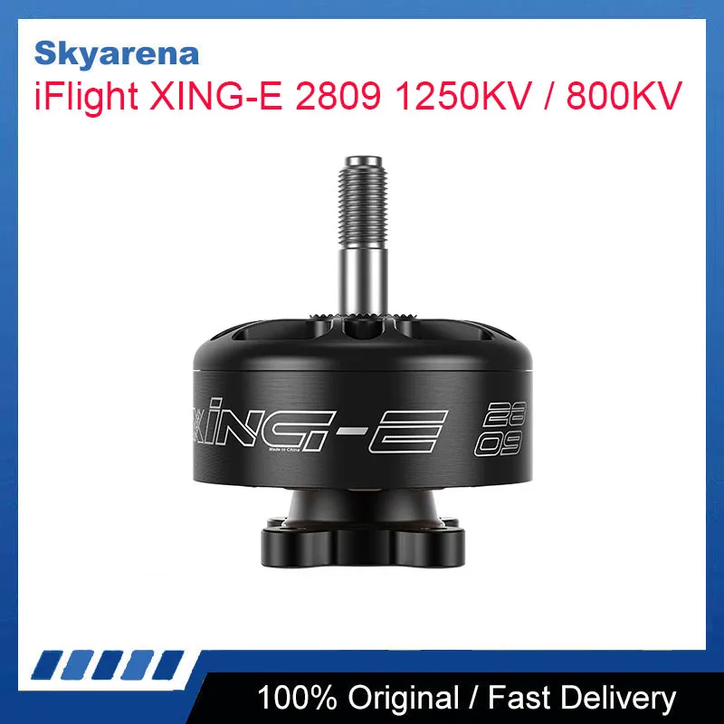 iFlight XING-E 2809 1250KV / 800KV 4-6S FPV Cinelifter Motor with 5mm Steel shaft for FPV Chimera7 Pro V2