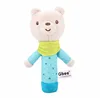 Colourful Animal Rattle Plush Stuffed Handbell Baby Soft Rattle Toys Early Development Shaker Crinkle Squeaky Sensory Rattles 6