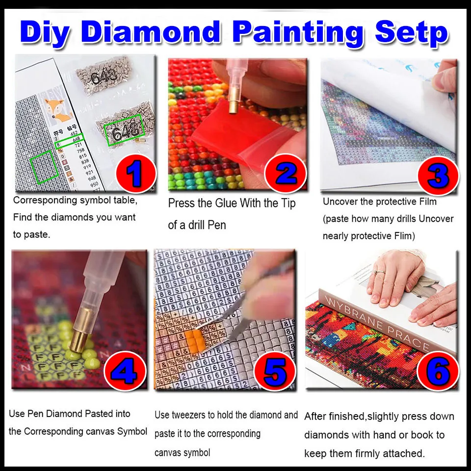 Diamond painting kit - Fantest wood Embroidery Mosaic Cross Stitch Full  Square - Price, description and photos ➽ Inspiration Crafts