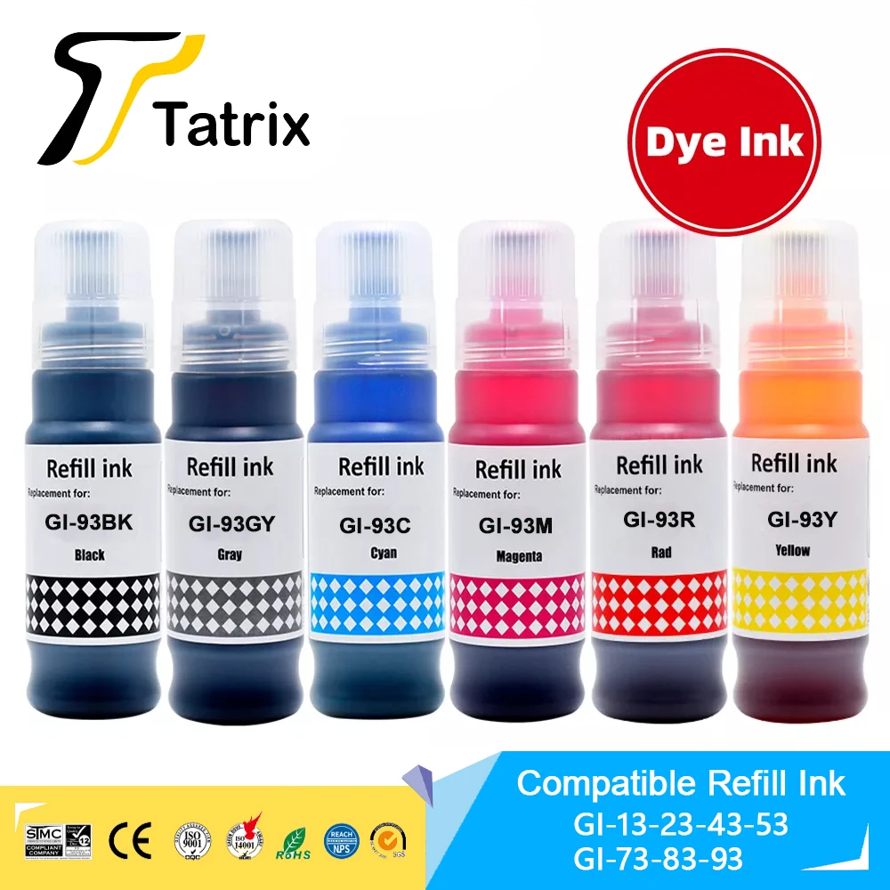 

Чернила Tatrix GI 93 GI93 GI-93 для принтера Canon PIXMA G590/G595/G690/G695