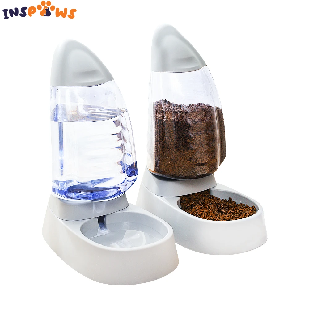 Pet Water Dispenser Food Bowl For Dog Automatic Feeder Gravity Cat