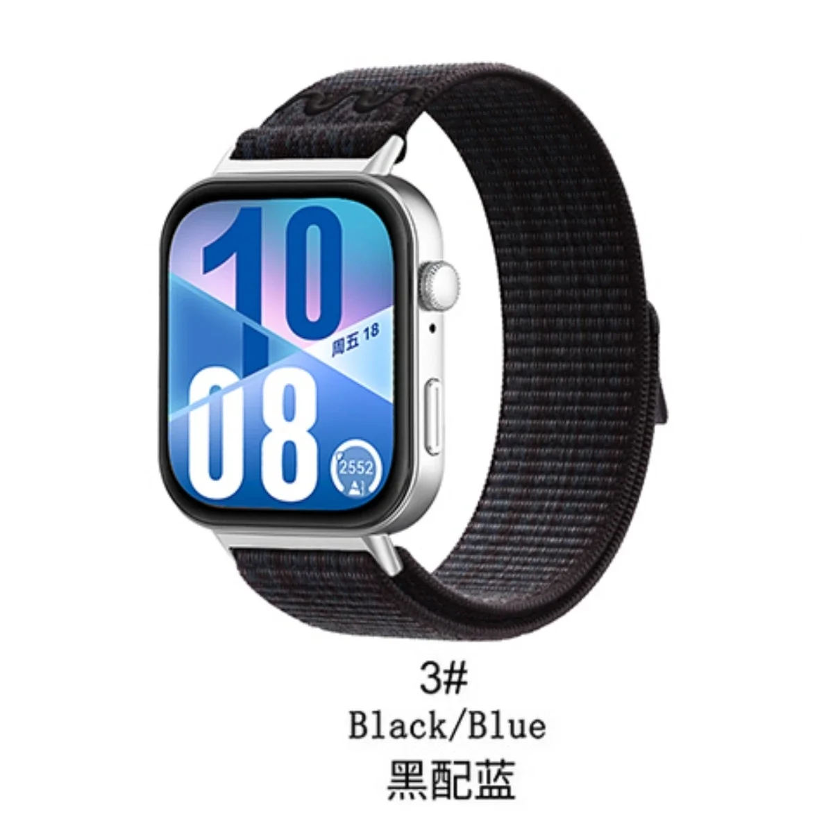 Nylon Woven Sports Smartwatch Strap - Durable Wristband Bracelet