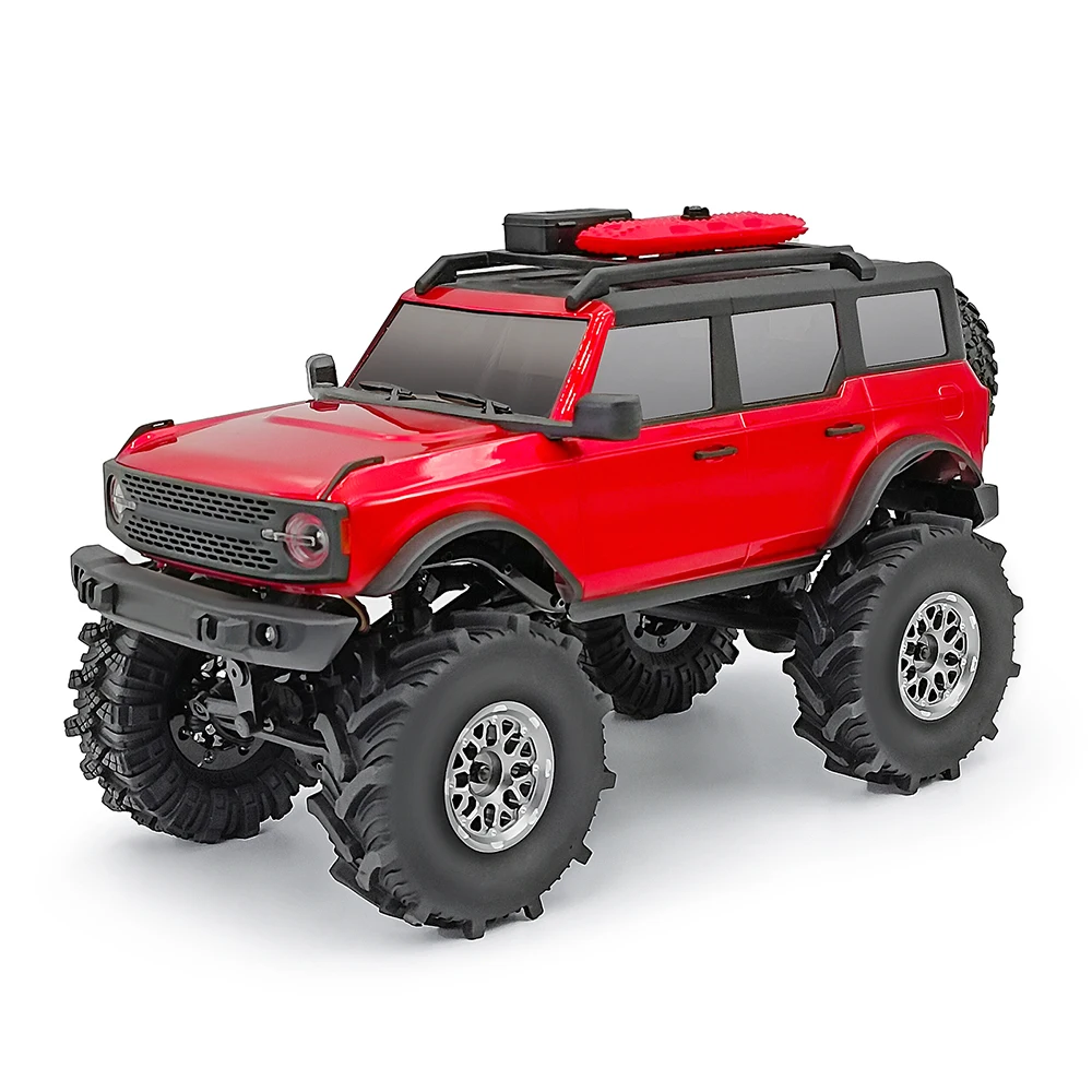 MIBIDAO 4 Stück 1,0 Zoll All-Terrain-Schlamm-Gummi-Radreifen für TRX-4M 1/18 Axial SCX24 1/24 RC Crawler Car Upgrade-Teile – Detail 6