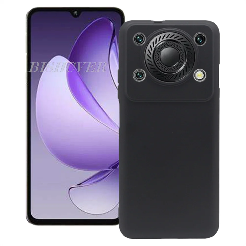Enhanced Back Ring Holder Bracket Phone Case with TPU Soft Silicone Cover - 6.88 Smartphone