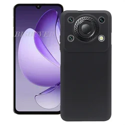 Enhanced Back Ring Holder Bracket Phone Case with TPU Soft Silicone Cover - 6.88 Smartphone for Case & Holder (Black TPU Case)
