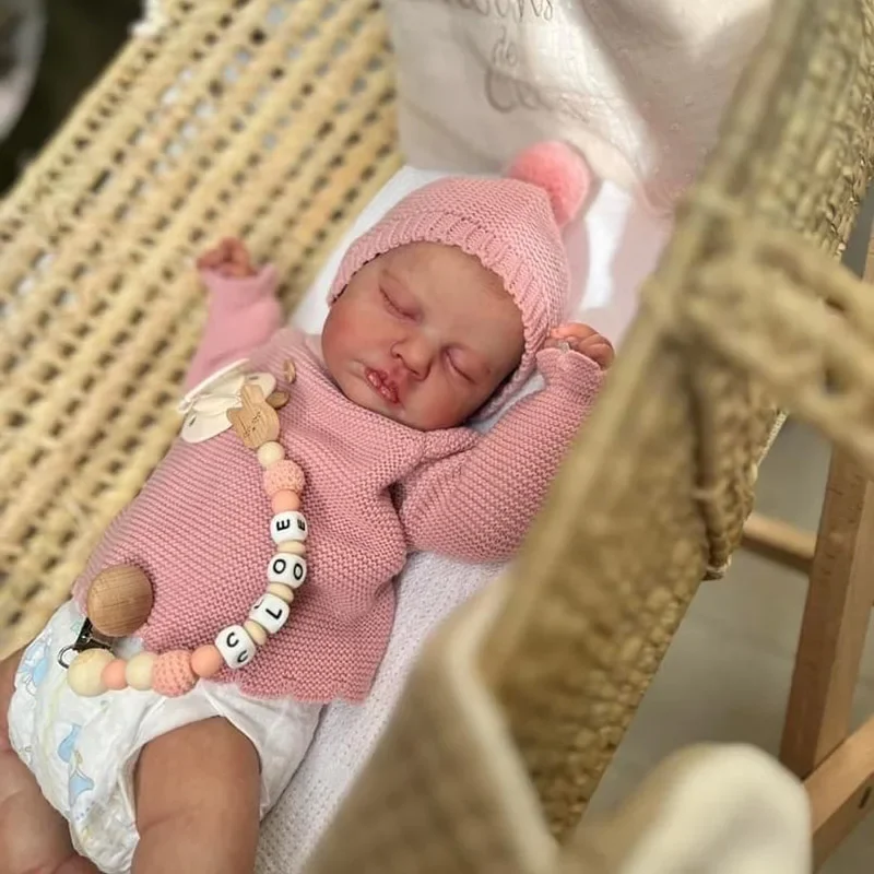 Loulou 수제 3D 피부 가시 정맥 인형, 잠자는 인형, 손으로 그린 헤어 및 선물, 48cm