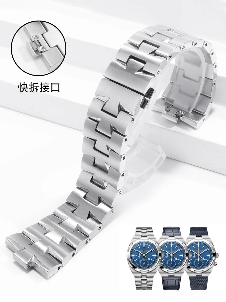 Per Vacheron Contin Watch Strap Accessori Per Orologi Da Uomo D'Oltremare 24Mm * 7Mm Cinturino In Acciaio Inossidabile