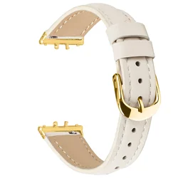 Slim Leather Business Sport Band Replacement Adjustable Wristband - Galaxy watch Fit3 (C - Starlight)