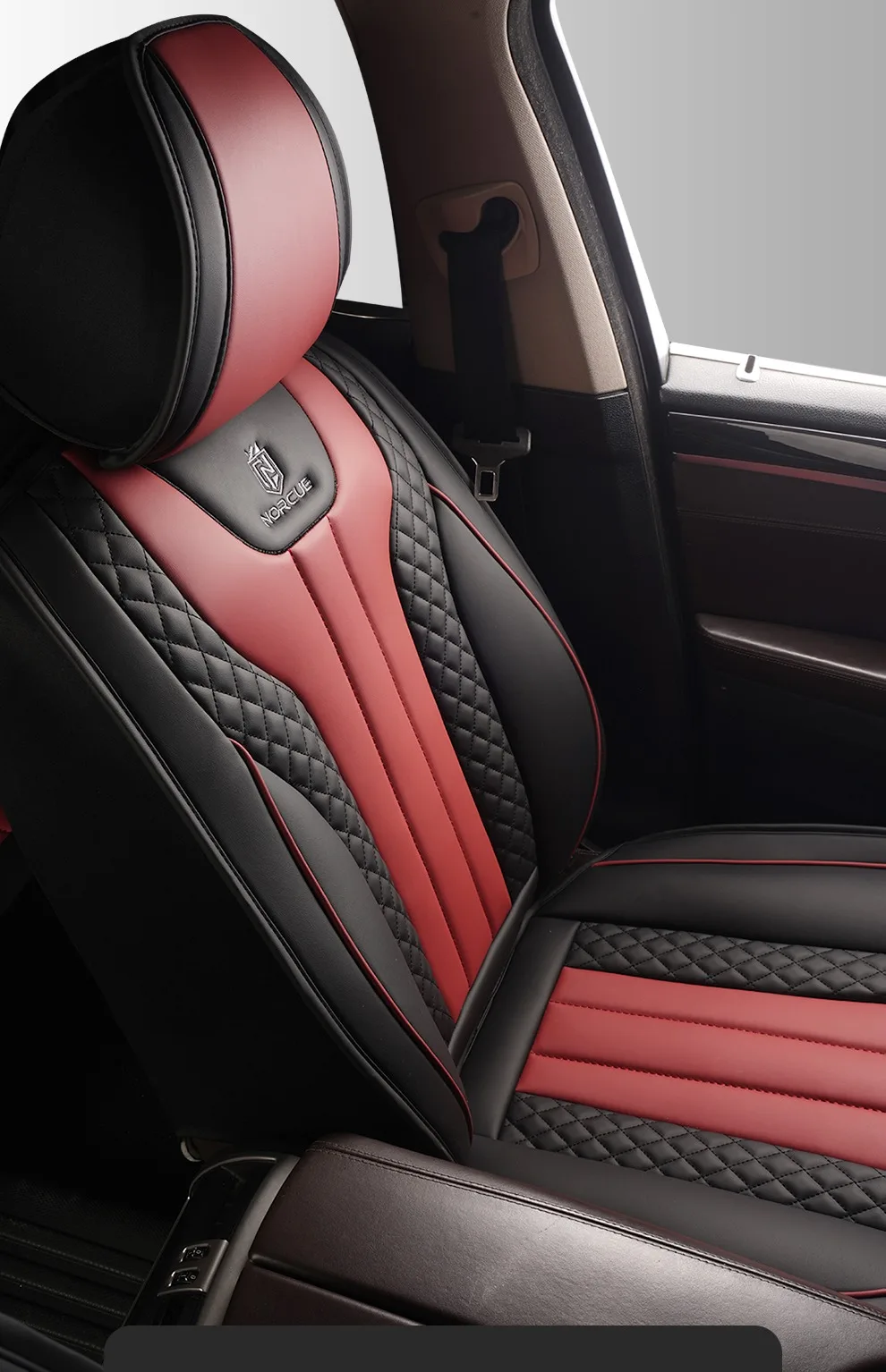 Чорний спортивний чохол з ПУ-шкіри з 3D-вишивкою